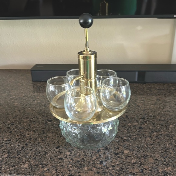 Vintage liquor decanter